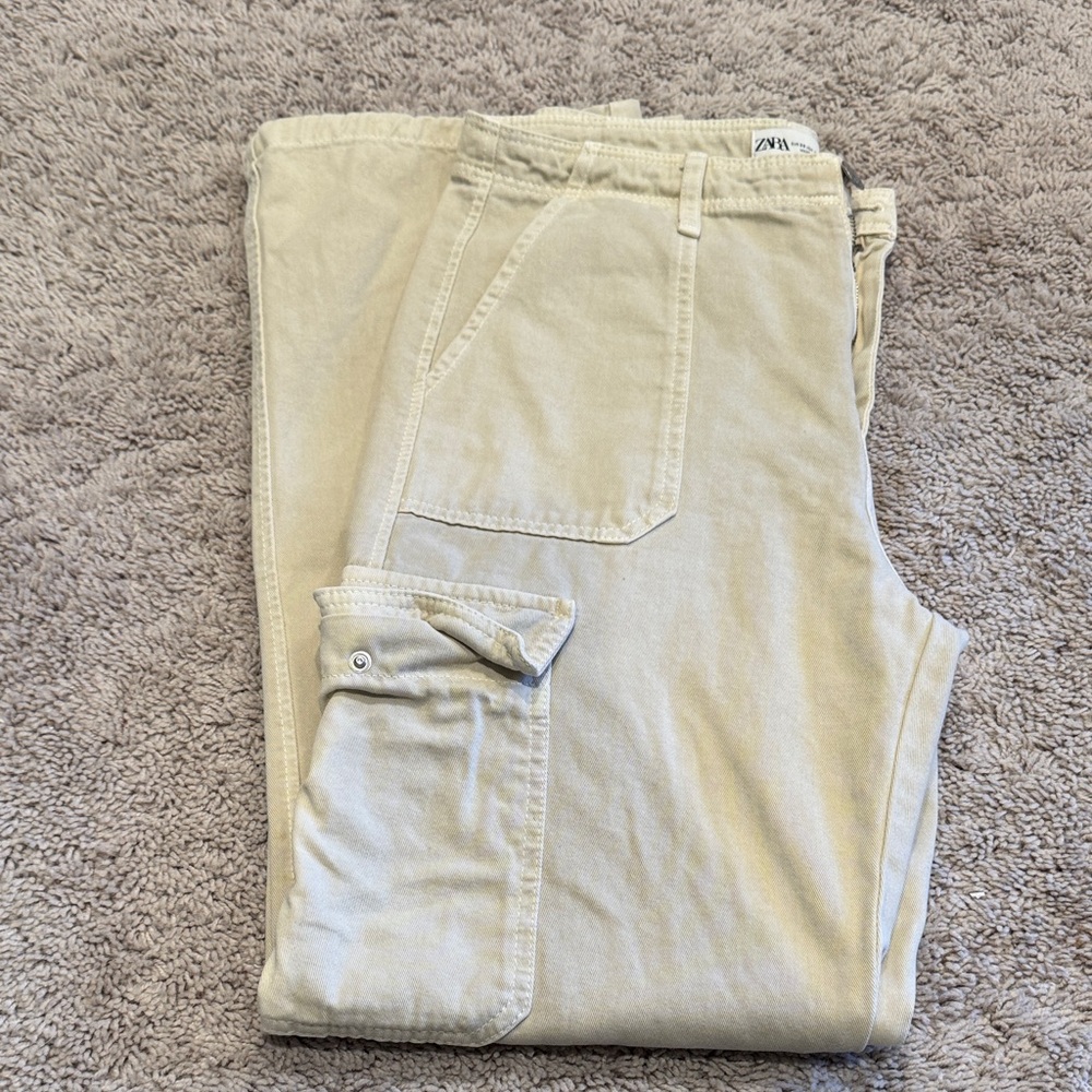 Zara Light Tan Trousers